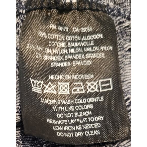 Anthropologie Postmark Diamond Print Peplum Blouse Size M - Picture 5 of 5